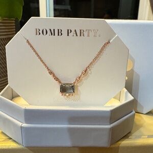 Bomb Party OG Necklace Smokey Spinel